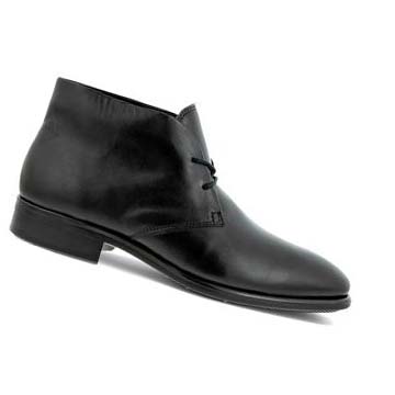 Men's Ecco Citytray Chukka Boots Black | USA 435ZUT